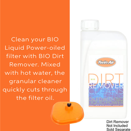 Twin Air Airbox Cover for Kawasaki KX 250/250F/250XC (21-24), KX 450/450F/450XC (19-23)  - Tough ABS Plastic with Rubber Sealing Ring - Off-Road Motorcycles (MX) (OEM Part # 11013-0808)