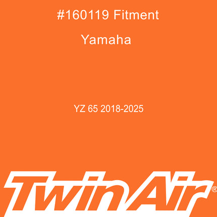 Twin Air Airbox Cover for Yamaha YZ 65 (2018-2025)  - Tough ABS Plastic with Rubber Sealing Ring - Essential Maintenance Accessory for Off-Road Motorcycles (MX) (BR8-14451-00-00)
