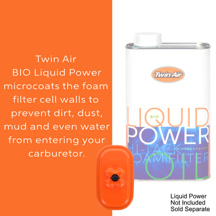 Twin Air Airbox Cover for Honda CRF450X (2019-2024), CRF450L (2019-2024)  - Plastic with Rubber Sealing Ring - Essential Maintenance Accessory for Off-Road Motorcycles (MX) (OEM Part # 17213-MKE-A50)
