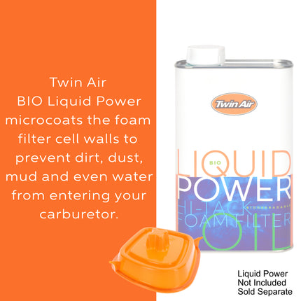 Twin Air Airbox Cover for Beta RR 480 4T/RR 430 4T/RR 390 4T/RR 350 4T/RR 300 2T/RR 250 2T/RR 200 2T/RR 125 2T (20-24)-Plastic w/ Rubber Sealing Ring - Motorcycles (MX)(OEM Part # 031.38.022.82.00)