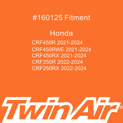 Twin Air Airbox Cover with Kit #150231c - Fits Honda CRF450RX, CRF450R, CRF450RWE (2021-2024), CRF250R, CRF250RX (2022-2024) - Motorcycles (MX) (OEM Part # 17215-MKE-A00)