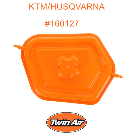 Twin Air Airbox Cover KTM / Husqvarna / GasGas (Various Models) -  Rubber Seal for Safe Airbox Cleaning and Maintenance - Off Road Motorcycles (MX) (OEM Part # A46006015000)