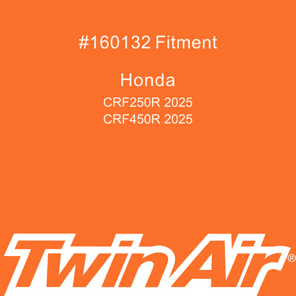 Twin Air Airbox Cover for Honda CRF 250R (2025), CRF 450R (2025) - Tough ABS Plastic with Rubber Seal for Secure Airbox Cleaning and Maintenance - Off Road Motorcycles (MX) (OEM Part # 17213-K95-AG0)