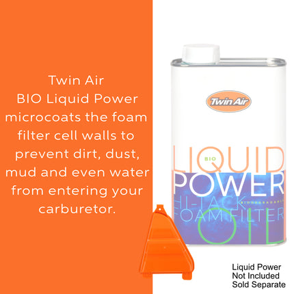 Twin Air Airbox Cover for Honda CRF 250R (2025), CRF 450R (2025) - Tough ABS Plastic with Rubber Seal for Secure Airbox Cleaning and Maintenance - Off Road Motorcycles (MX) (OEM Part # 17213-K95-AG0)