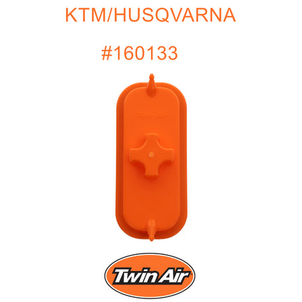 Twin Air Airbox Cover for KTM SX 50 / Husqvarna TC 50 / GasGas MC 50 (2024-2025) - Plastic with Rubber Seal for Secure Airbox Cleaning and Maintenance - Motorcycles (MX) (OEM Part # A40006015000)