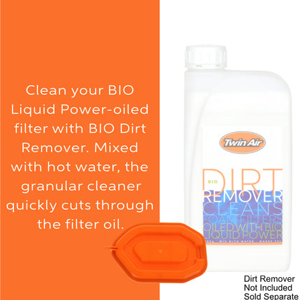 Twin Air Airbox Cover (For PowerFlow Kit) for Kawasaki KX450 (2024) - Tough ABS Plastic with Rubber Seal for Secure Airbox Cleaning and Maintenance - Off Road Motorcycles (MX) (OEM Part # 11013-0833)