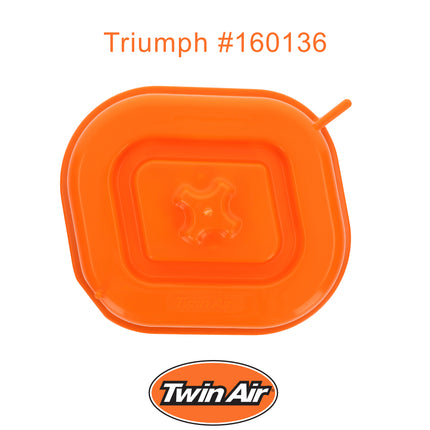 Twin Air Airbox Cover for Triumph TF 250-X (2024-2025) - Tough ABS Plastic with Rubber Seal for Secure Airbox Cleaning and Maintenance - Motorcycles (MX) (OEM Part # T2205329)
