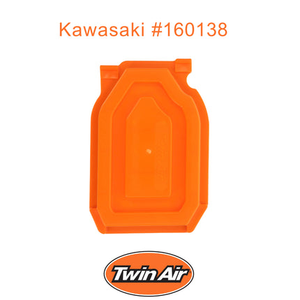 Twin Air Airbox Cover for Kawasaki KX 250 / KX 250X (2025) - Plastic with Rubber Seal for Secure Airbox Cleaning and Maintenance - Off Road Motorcycles (MX) (OEM Part # 11013-0845)