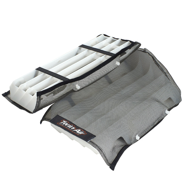 Twin Air Radiator Sleeves For KTM & Husqvarna Dirt Bikes - Nylon-Coated Glass Yarn Mesh for Mud and Dirt Protection