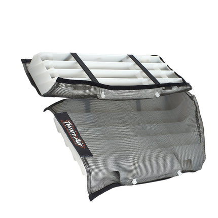 Twin Air Radiator Sleeves For KTM & Husqvarna Dirt Bikes - Nylon-Coated Glass Yarn Mesh for Mud and Dirt Protection