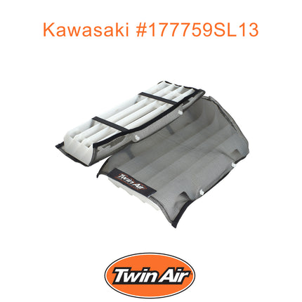Twin Air Radiator Sleeves For KTM & Husqvarna Dirt Bikes - Nylon-Coated Glass Yarn Mesh for Mud and Dirt Protection