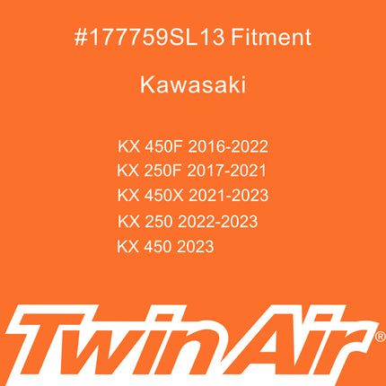 Twin Air Radiator Sleeves For KTM & Husqvarna Dirt Bikes - Nylon-Coated Glass Yarn Mesh for Mud and Dirt Protection