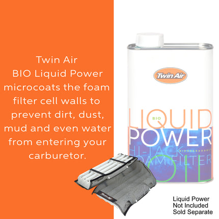 Twin Air Radiator Sleeves For KTM & Husqvarna Dirt Bikes - Nylon-Coated Glass Yarn Mesh for Mud and Dirt Protection