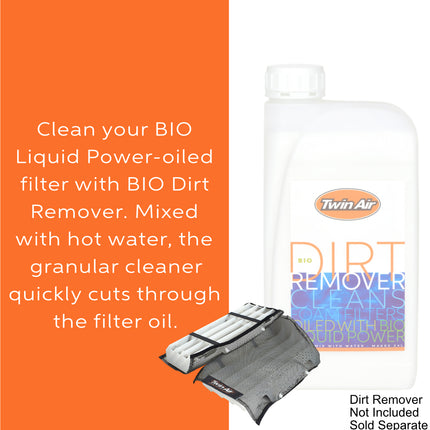 Twin Air Radiator Sleeves For KTM & Husqvarna Dirt Bikes - Nylon-Coated Glass Yarn Mesh for Mud and Dirt Protection