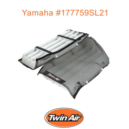 Twin Air Radiator Sleeves For KTM & Husqvarna Dirt Bikes - Nylon-Coated Glass Yarn Mesh for Mud and Dirt Protection