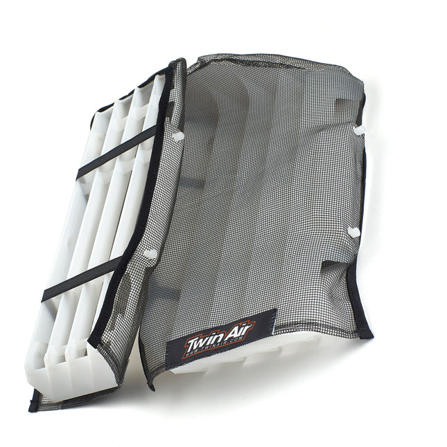 Twin Air Radiator Sleeves For KTM, GasGas, & Husqvarna Dirt Bikes - Nylon-Coated Glass Yarn Mesh for Mud and Dirt Protection