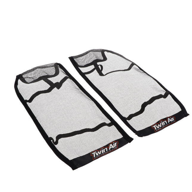 Twin Air Radiator Sleeves For KTM & Husqvarna Dirt Bikes - Nylon-Coated Glass Yarn Mesh for Mud and Dirt Protection