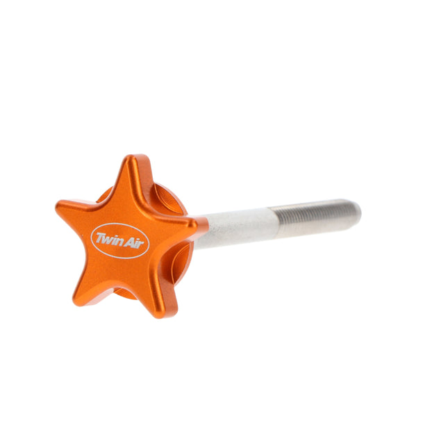 Twin Air Universal 70mm Stainless Steel Air Filter Bolt with Star Shaped Top for Easy Hand Removal