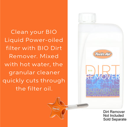 Twin Air Universal 70mm Stainless Steel Air Filter Bolt with Star Shaped Top for Easy Hand Removal