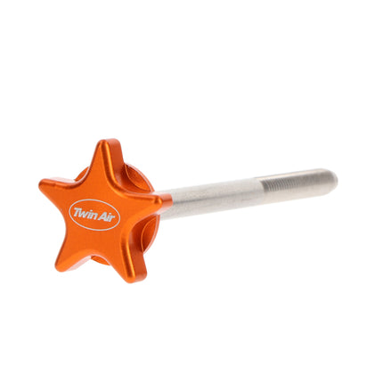 Twin Air Universal 80mm Stainless Steel Air Filter Bolt with Star Shaped Top for Easy Hand Removal