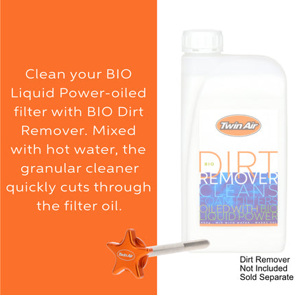 Twin Air Universal 80mm Stainless Steel Air Filter Bolt with Star Shaped Top for Easy Hand Removal