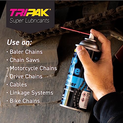 TRIPAK Deep Blue Chain Conditioner - Advanced Anti-Wear Formula (2 Pack)