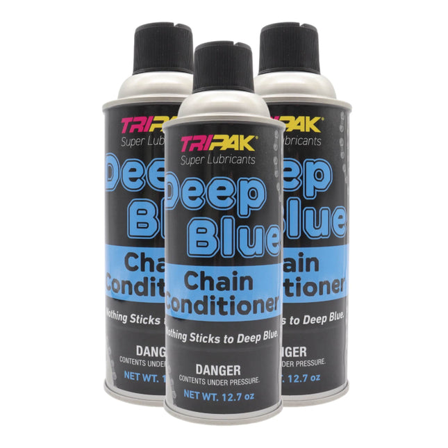 TRIPAK Deep Blue Chain Conditioner - Advanced Anti-Wear Formula (3 Pack)