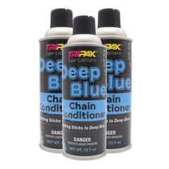 TRIPAK Deep Blue Chain Conditioner - Advanced Anti-Wear Formula (3 Pack)