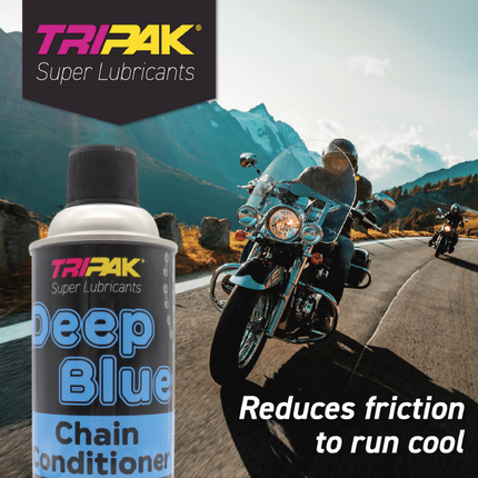 TRIPAK Deep Blue Chain Conditioner - Advanced Anti-Wear Formula (4 Pack)