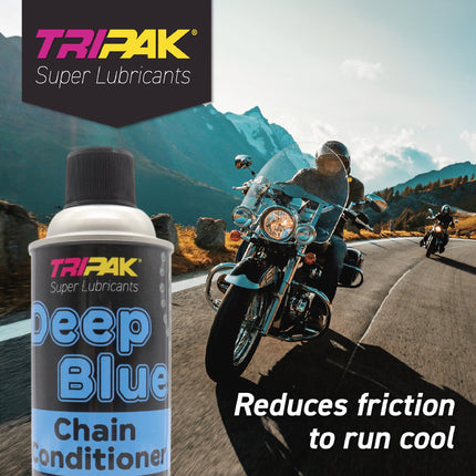 TRIPAK Deep Blue Chain Conditioner - Advanced Anti-Wear Formula (6 Pack)