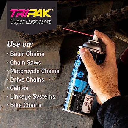 TRIPAK Deep Blue Chain Conditioner - Advanced Anti-Wear Formula (8 Pack)