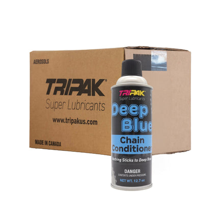 TRIPAK Deep Blue Chain Conditioner - Advanced Anti-Wear Formula (8 Pack)