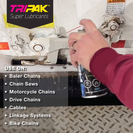 TRIPAK Heat Xtreme - Lubricating De-Icer for Frozen Machinery, Locks & More
