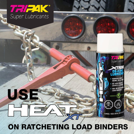 TRIPAK Heat Xtreme - Lubricating De-Icer for Frozen Machinery, Locks & More