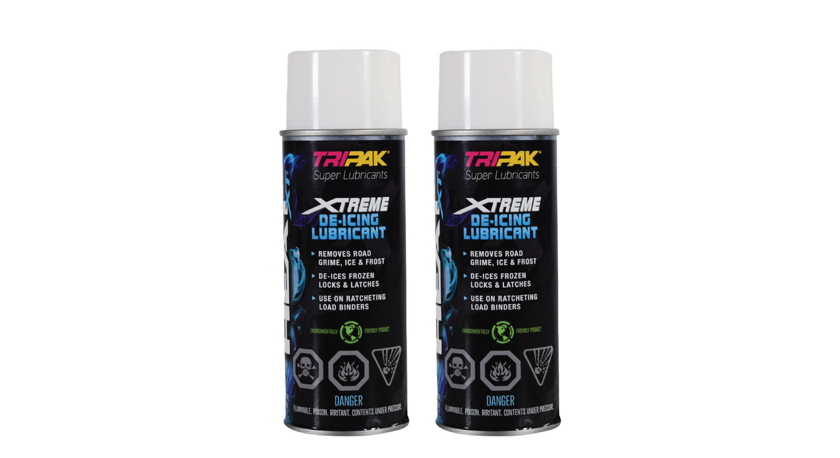 TRIPAK Heat Xtreme - Lubricating De-Icer for Frozen Machinery & Parts (2 Pack)