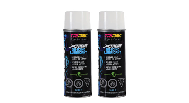 TRIPAK Heat Xtreme - Lubricating De-Icer for Frozen Machinery & Parts (2 Pack)