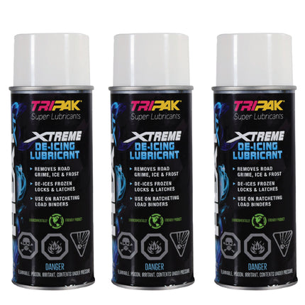 TRIPAK Heat Xtreme - Lubricating De-Icer for Frozen Machinery & Parts (5 Pack)