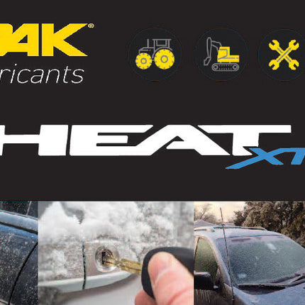 TRIPAK Heat Xtreme - Lubricating De-Icer for Frozen Machinery & Parts (8 Pack)