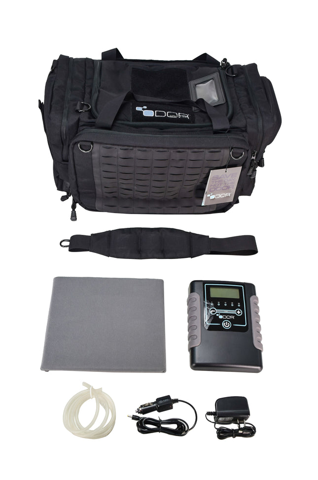 Odor Crusher Ozone 2.0 Black Mission Duty Bag (20”) Eliminates Odors On Any Gear