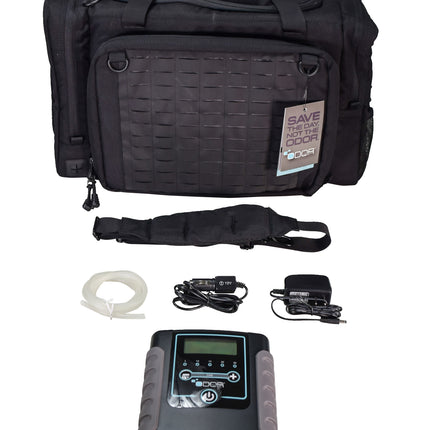Odor Crusher Ozone 3.0 Black Mission Duty Bag (20”) Eliminates Odors On Any Gear