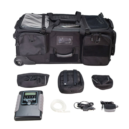Odor Crusher Ozone K-9 Rolling Transport Bag (28″) Eliminates Odors On Any Gear