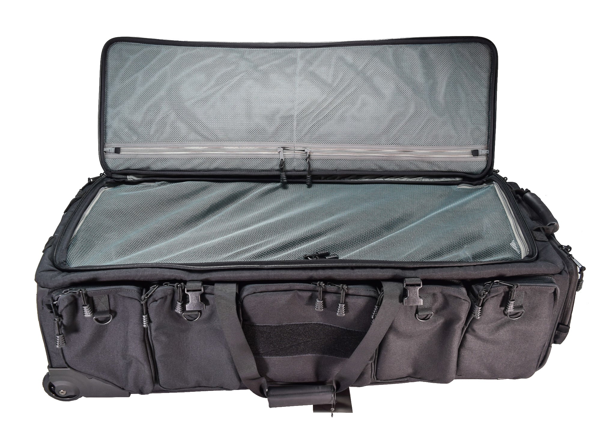 Ozone Black Rolling Transport Duffle Bag (38.5″)Eliminates Odors On Any Gear