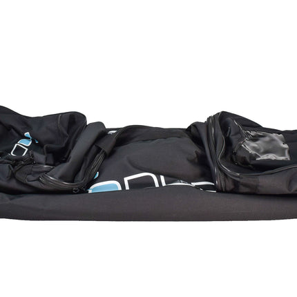 Odor Crusher Roller Duffle Bag with Ozone Generator Eliminates Odors on Clothing