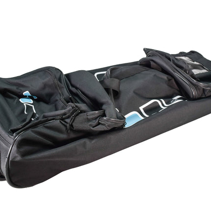 Odor Crusher Roller Duffle Bag with Ozone Generator Eliminates Odors on Clothing