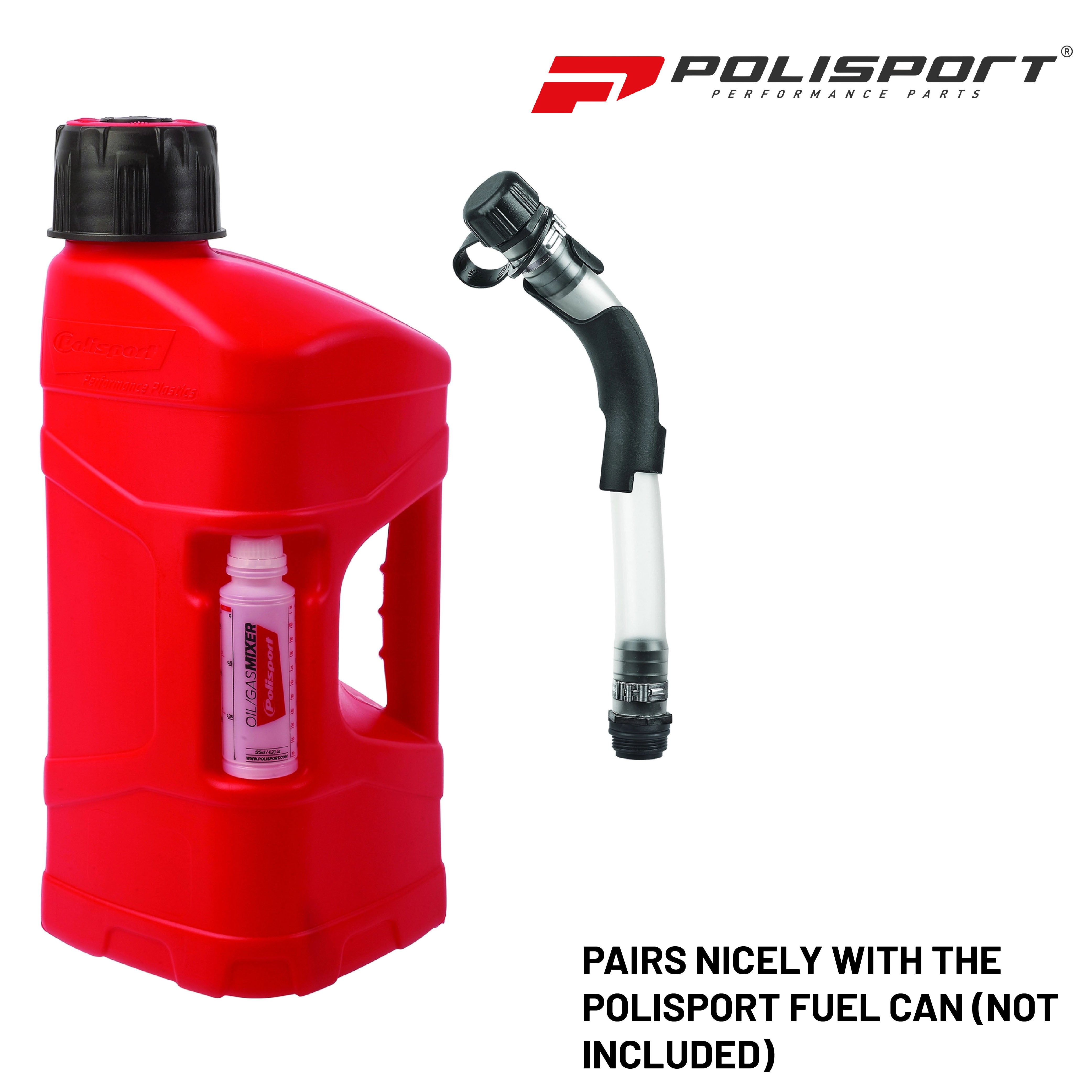 Polisport ProOctane Oil Beaker 250ml w/ scale clear color