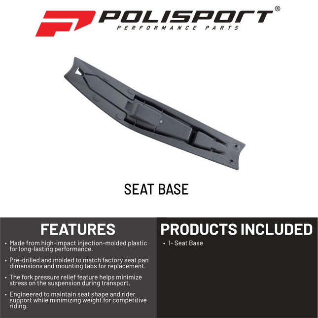 Polisport Seat Base for KTM SX SX-F EXC (2015-2019) Injection-Molded Plastic | Lightweight & Durable | Direct Fit for Motocross & Enduro Seat Rebuilds