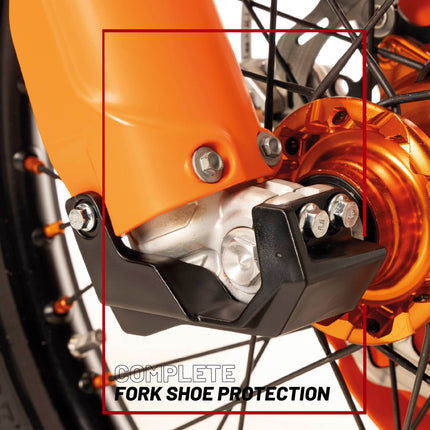 Polisport Bottom Fork Protector for Beta RR 4T/2T (2019-2024) - Durable Impact-Resistant Plastic, Easy Installation, White, Motorcycle Fork Guard Accessory