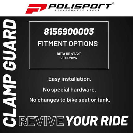 Polisport Bottom Fork Protector for Beta RR 4T/2T (2019-2024) - Durable Impact-Resistant Plastic, Easy Installation, Red, Motorcycle Fork Guard Accessory