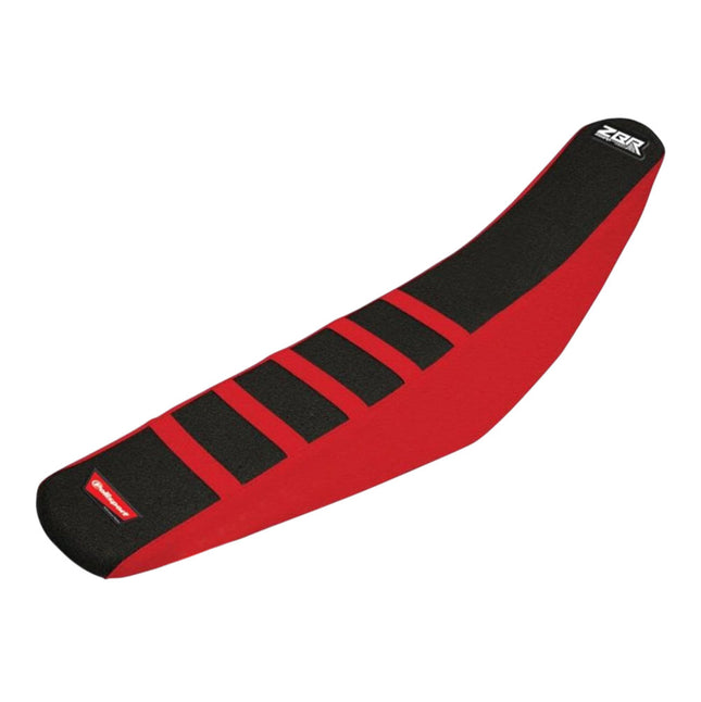 Polisport Zebra Gripper Seat Cover - Fits Honda CR125/CR250 (2002-2007) - Anti-Slip Motocross Seat Upgrade - Ribbed Vinyl for Race Control & OEM Fitment