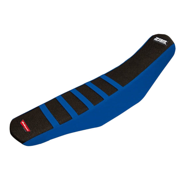 Polisport Zebra Gripper Seat Cover fits Yamaha WRF/YZFX450/YZF250 (2019+), YZF-X (2020+), YZF450 (2018+) - 8157300003  Ribbed Anti-Slip Vinyl  Race-Ready Fit  Black/White Zebra Design